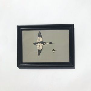 Vintage Wall Art - Vintage Bird Art Plastic Frame Flying South Winter Vintage Wall Art - Vintage Bird Art Plastic Frame Flying South Winter
